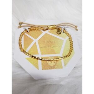 NEW Gorjana Power Gemstone Citrine Bead Bracelet ABUNDANCE